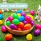 100 PCS 2.3" Easter Eggs, Empty Plastic Eggs Fillable Colorful Bright Eggshell Bulks for Easter Hunt, Filling Treats, Party Favor, Basket Stuffers,